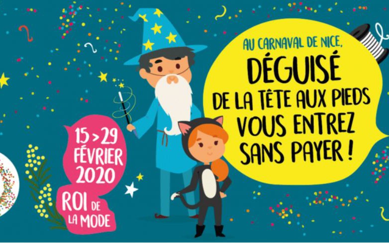 Nice - Déguisé de la tête aux pieds, entrez sans payer !