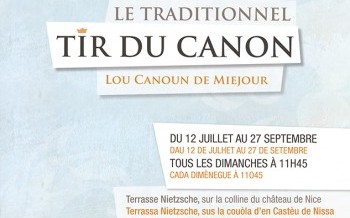 Nice - LE TRADITIONNEL TIR DU CANON DE NICE 