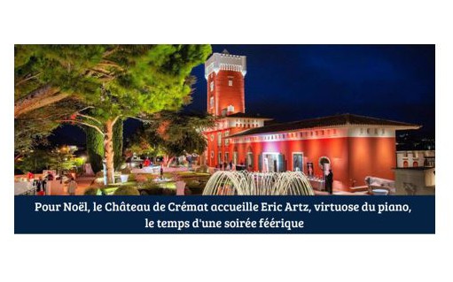 Nice - SOIRÉE FÉERIQUE DE NOËL AU CHATEAU DE CRÉMAT 