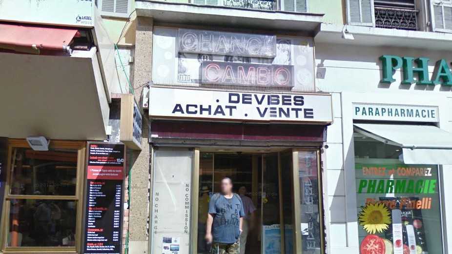 Nice - Bureau de change de la Piétonne